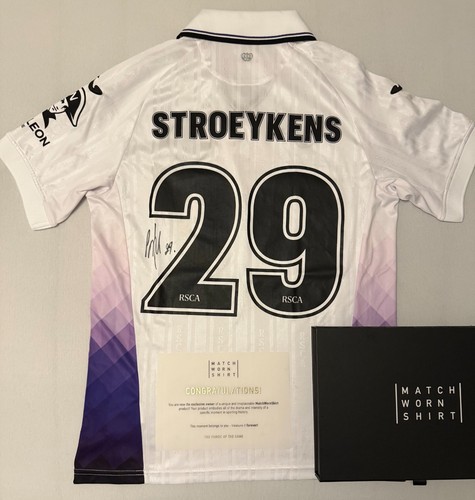 Matchworn shirt rsc anderlecht - rsc,