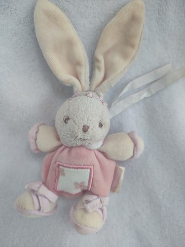 Doudou lapin lilirose rose - doudou,
