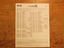 TF-2 Type R Parts Listing (VG #2) - Kyosho Pure Ten EP Spider TF-2 TF2 Type R