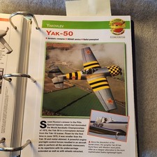 AIRCRAFT OF THE WORLD FLYING FOR FUN FOLD OUT CARD YAK-50