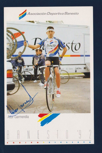 Cyclisme carte cycliste aitor - carte,