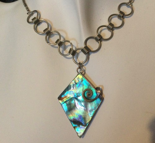 Ancien collier argent - ancien,