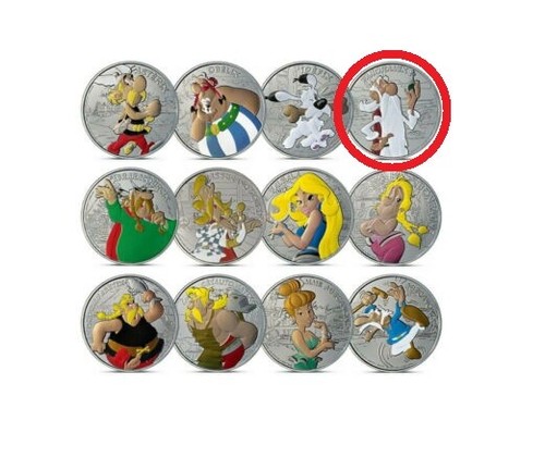 Mini médaille asterix - mini-médaille,