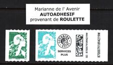 2023 Marianne de l'Avenir N° 2361 - 2362 AUTOADHESIFS issus de roulette NEUFS **