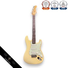 Guitare blanche vintage Fender American Vintage '62 Stratocaster Thin Lacquer