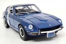 Maisto 1/18 Datsun 240Z Fairlady 1971 Metallic Blue Diecast Model Sports Car