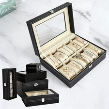 Boîte à Montres Luxe en Cuir