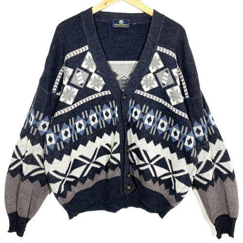 Pull cardigan motifs graphique - cardigan,