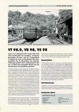 VT 98.9, VB 98, VS 98 Info Sheet