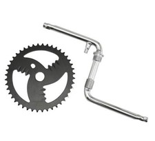 Pedalier bmx fauber manivelles