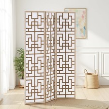 Paravent Séparateur de pièce Shoji Cloison en bois 3 pan 170x120 cm Homestyle4u