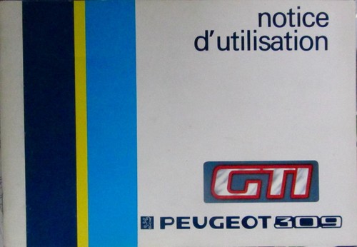 1987 peugeot 309 - , gti