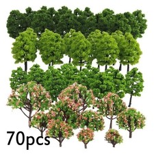 Lot 70 Arbres HO OO Miniatures