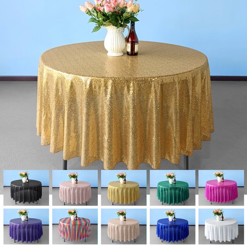 Nappe ronde pailletée pour - nappe,