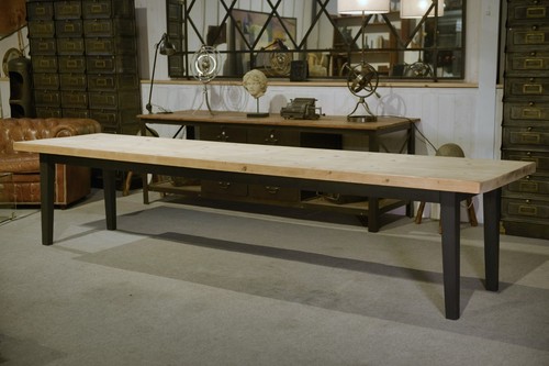 Grande table ferme - ferme, pin