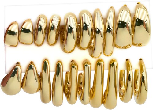 Paires boucles créoles or - paires,