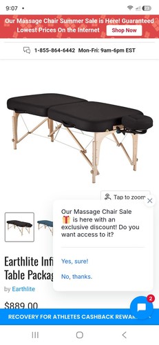 Massage face cradle with - massage,