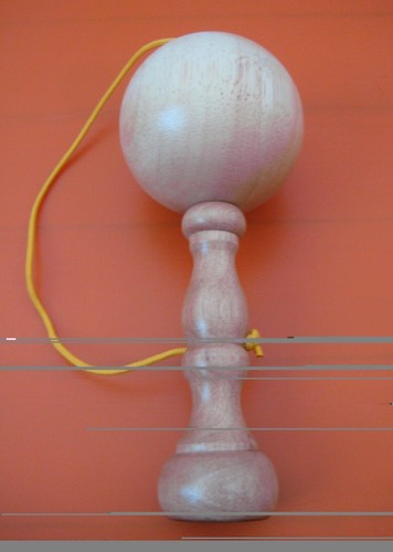 Bilboquet bois naturel - , cm