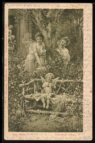 Carte postale artiste - carte, d'artiste