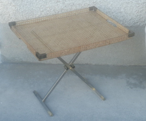 Table basse plateau - , cannage