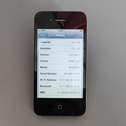 Apple iphone 16gb 512mb ram - iphone, 4