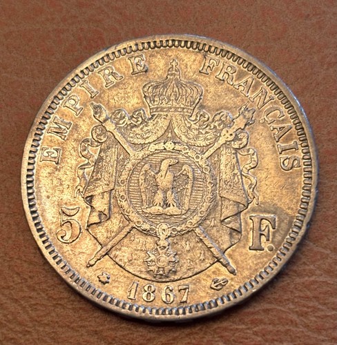Pièce ecu francs argent - 5,