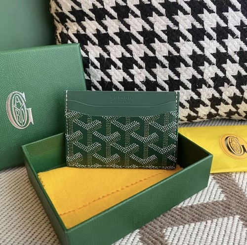 Porte cartes goyard vert - porte-cartes,