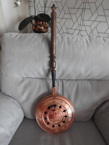 Ancienne bassinoire chauffe - ancienne,