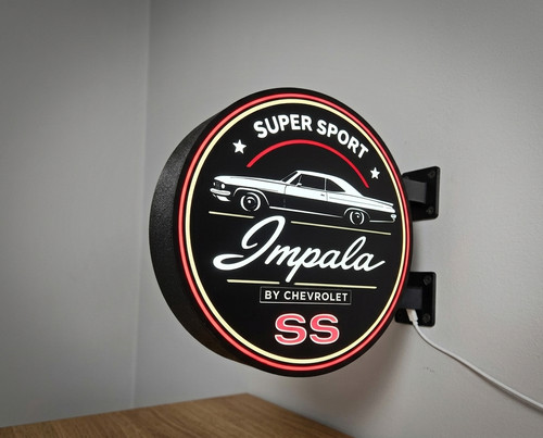 Enseigne chevrolet impala - chevrolet, ss