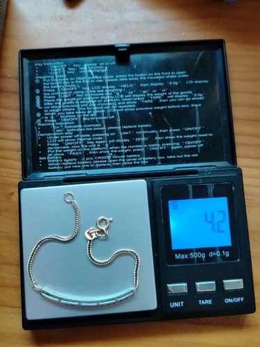 Bracelet barette 14 ct - barette, or