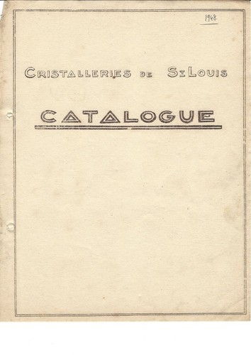 Cristal saint louis - louis,, catalogue