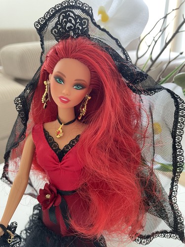 Barbie ooak spain odile reroot - ooak,