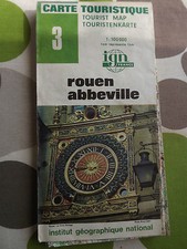 Carte IGN 3 serie verte Rouen