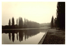 France, Parc de Sceaux, Le Grand Canal, Vintage Print, 1963 Photo taken by Hen