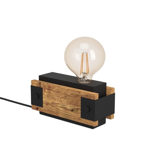 43469 lampe table - lampe, bois