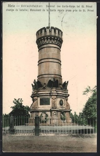 Cpa metz monument la garde - metz,,