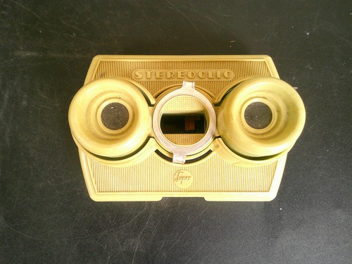 Visionneuse vintage stereo - visionneuse,