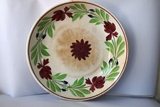 Antique Societe Ceramique Maestricht Holland Plate Bowl Spongeware Spatterwa*F22