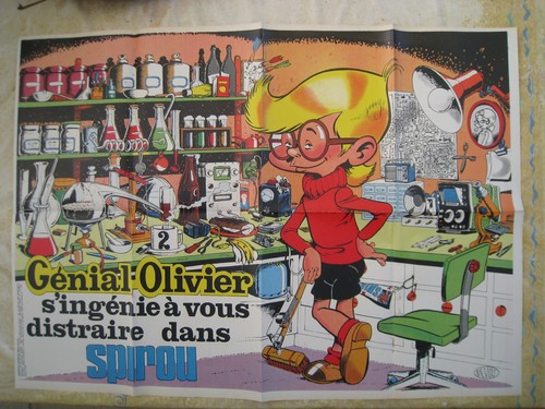 Poster spirou genial - , olivier