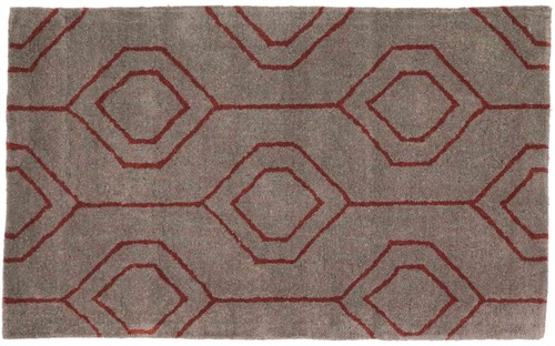 Tapis laine 90x150 mauve - 90x150,