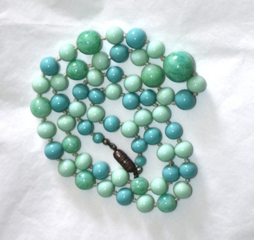 Collier perles ancien - perles,