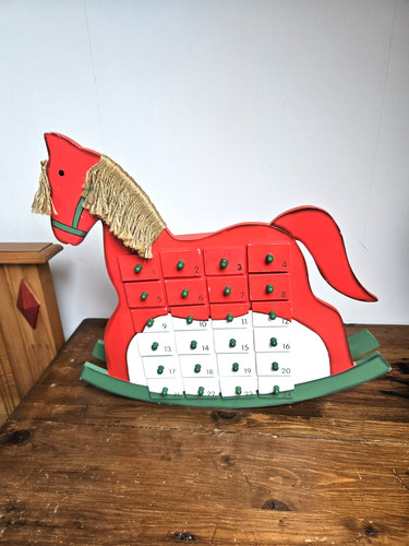 Cheval bascule bois avec - cheval, à