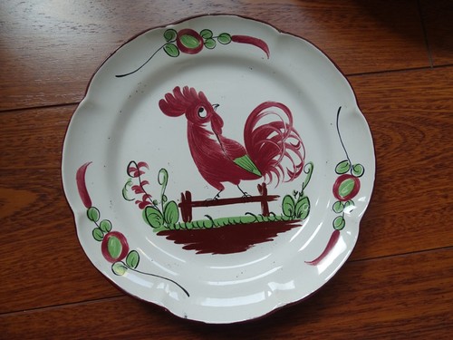 Assiette eme faience de - en,