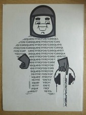 6/1968 PUB SOCAPEX MICROPHONE MICROPHONE HEADSET EFA HELMET PILOT FRENCH AD