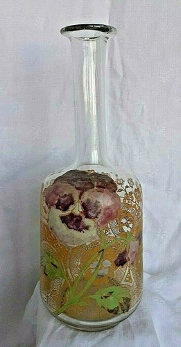 Carafe verre émaillé - carafe,