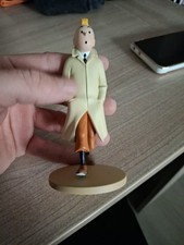 Figurine Tintin en trench-coat