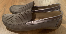 Gabor Shoes Women's UK 7/US 9 Comfort Moccasin Loafer Taupe Perforated *Spot
