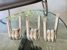 Design Patère -Porte-manteau en Forme De fil barbelé chromé 1990’