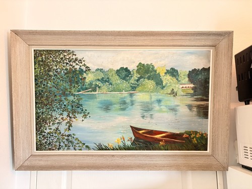 Tableau peinture huile - peinture, sur