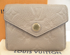 LOUIS VUITTON Compact Wallet Portefeuille Zoe M69800 Empreint Beige RFID